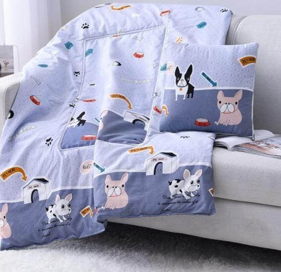 Lisslune | 2In1 Colorful Cartoon Pillow Blanket