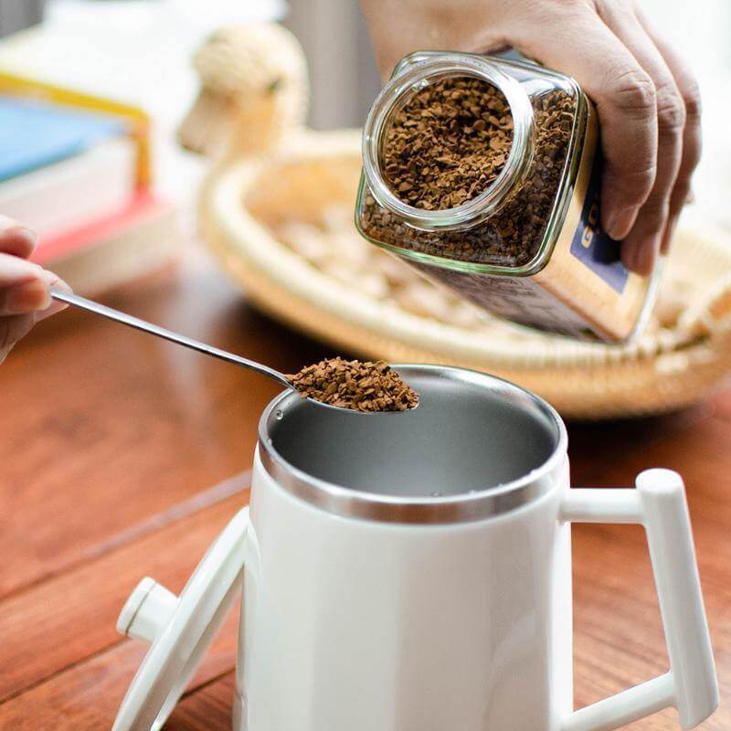 Lisslune | Stainless Steel Self Mixing Coffee Mug