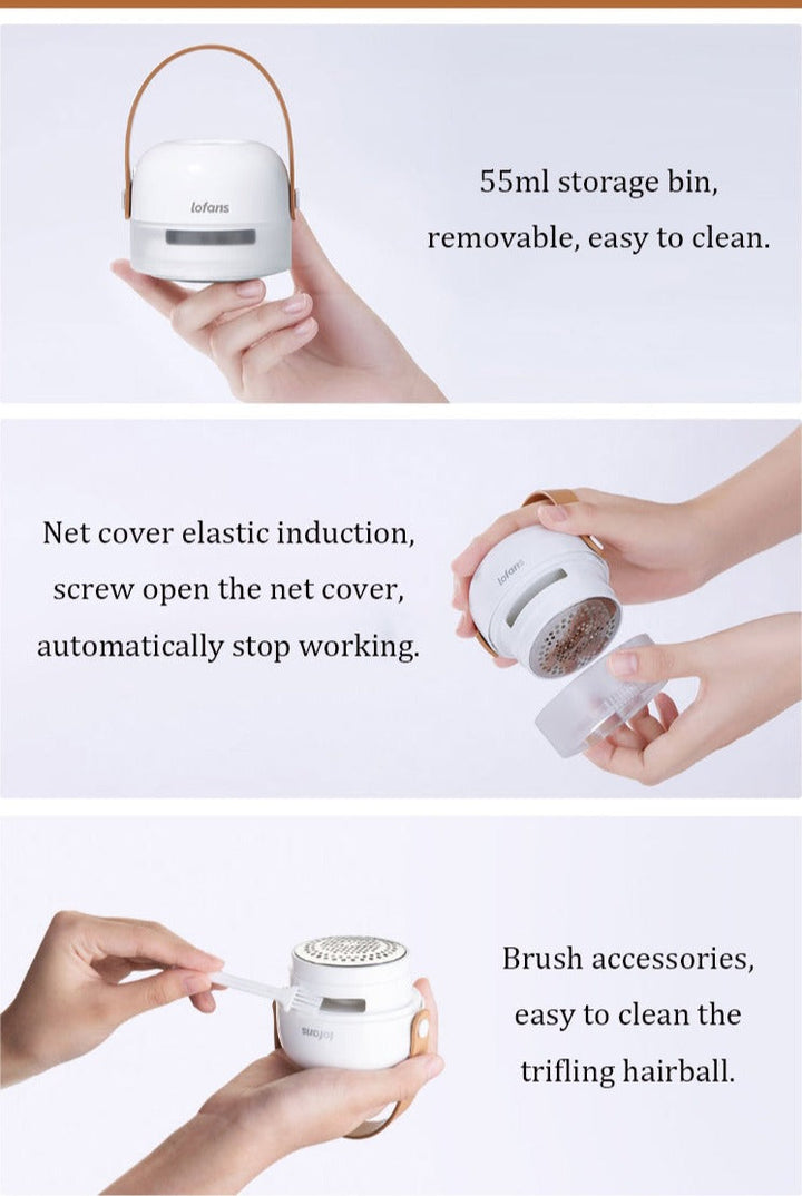 Lisslune | Mini Rechargeable Automatic Lint Remover