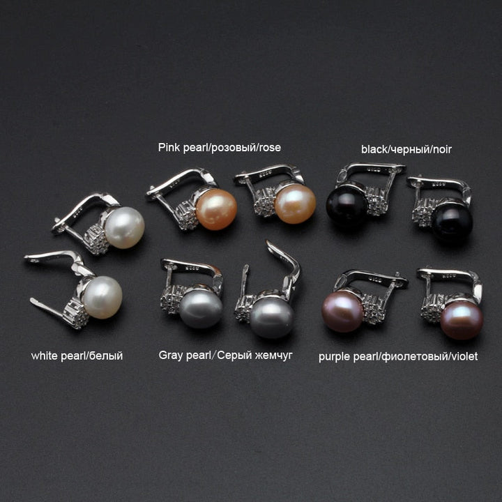 Lisslune | Fashion Natural freshwater black pearl ear clip