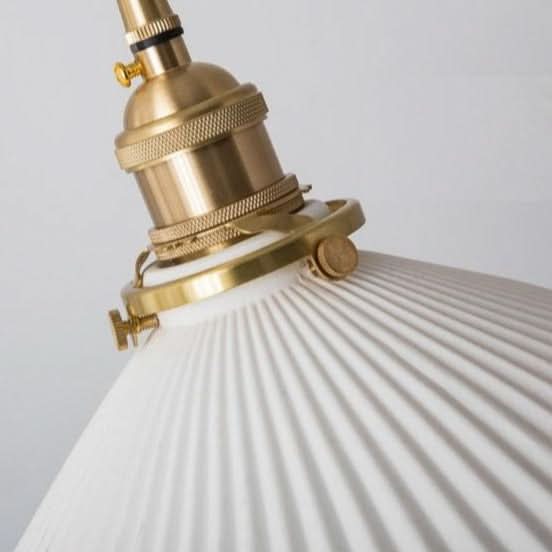 Lisslune | Scandinavian White Ceramic Pendant Light