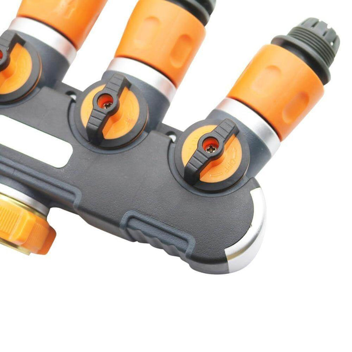 Lisslune | 4-way Garden Hose Faucet Splitter Connector