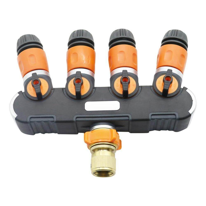 Lisslune | 4-way Garden Hose Faucet Splitter Connector