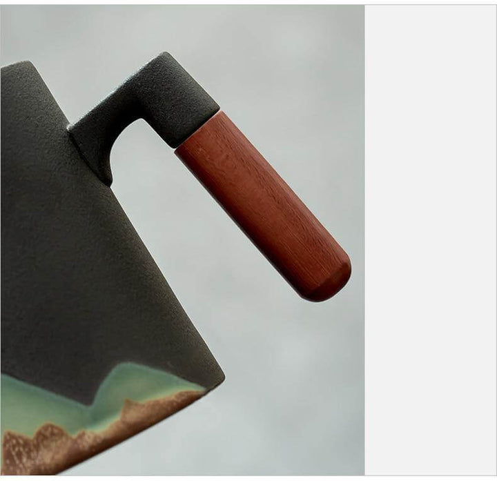 Lisslune | Mountain Art Ceramic Tea Mugs With Filter