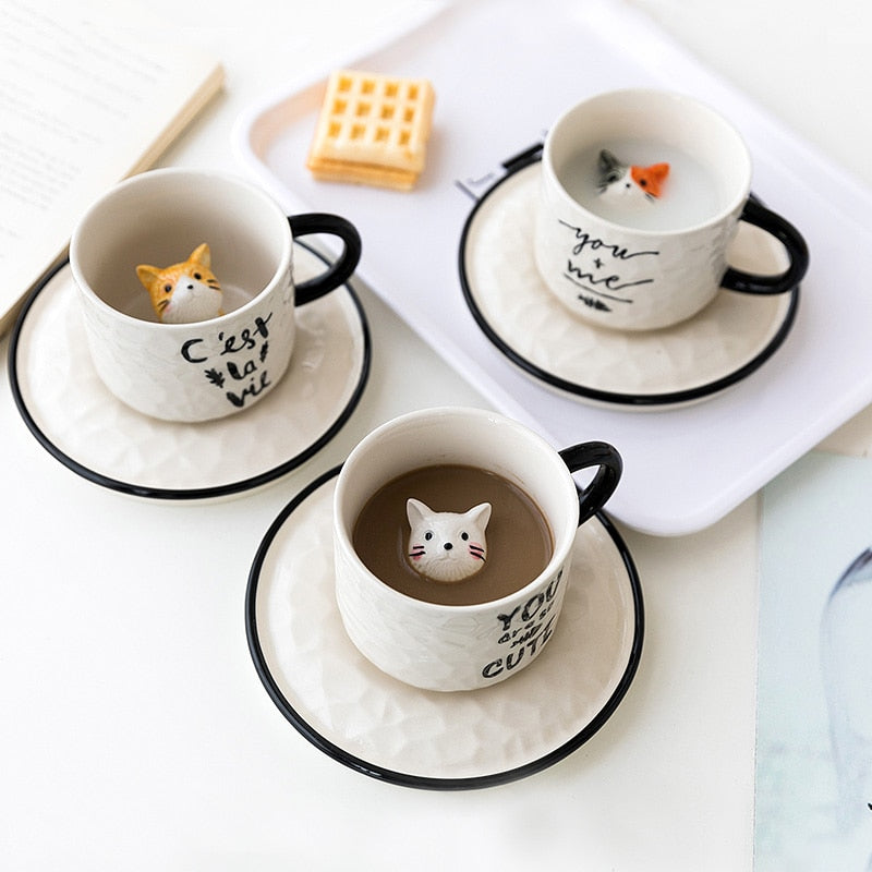Lisslune | 3D Cute Pet Ceramic Mug