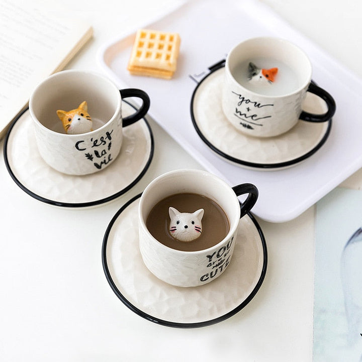 Lisslune | 3D Cute Pet Ceramic Mug