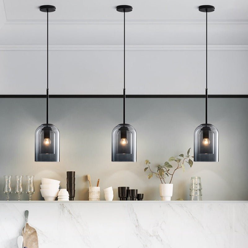 Lisslune | Stylish Double Glass Pendant Light - AuraGlass