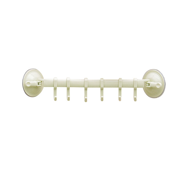 Lisslune | Adjustable Hook Double Suction Towel Rack