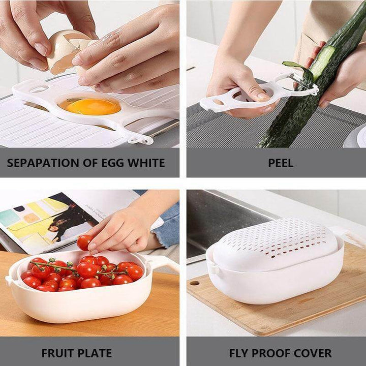 Lisslune | Multifunctional Fast Vegetable Slicer with Strainer