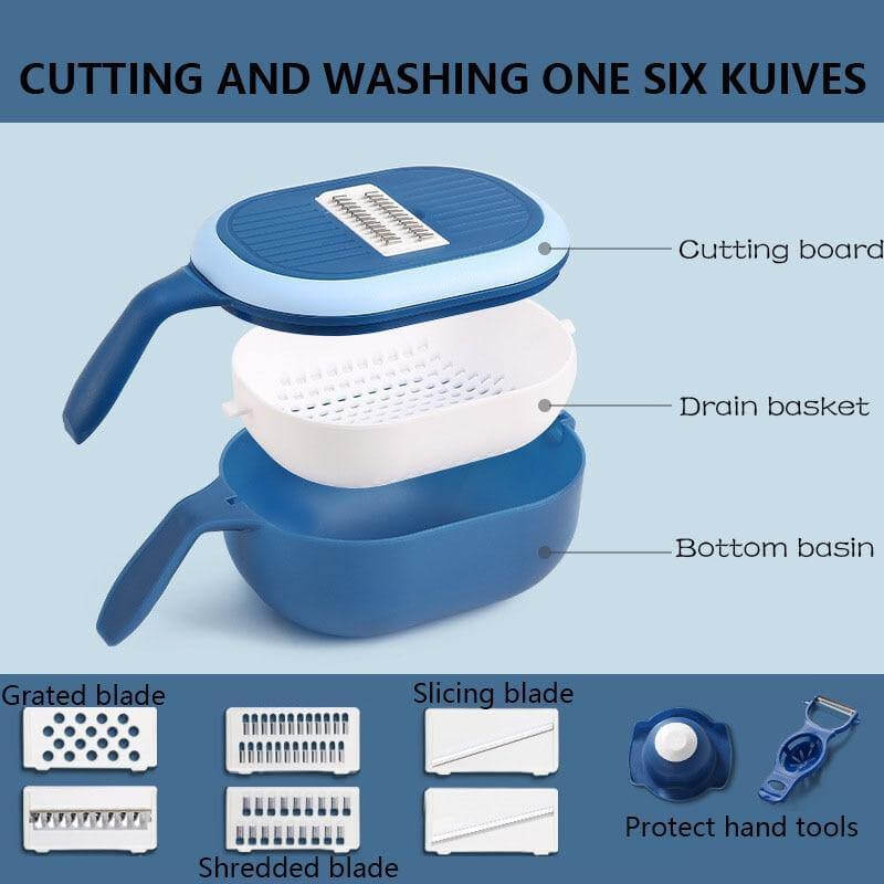 Lisslune | Multifunctional Fast Vegetable Slicer with Strainer
