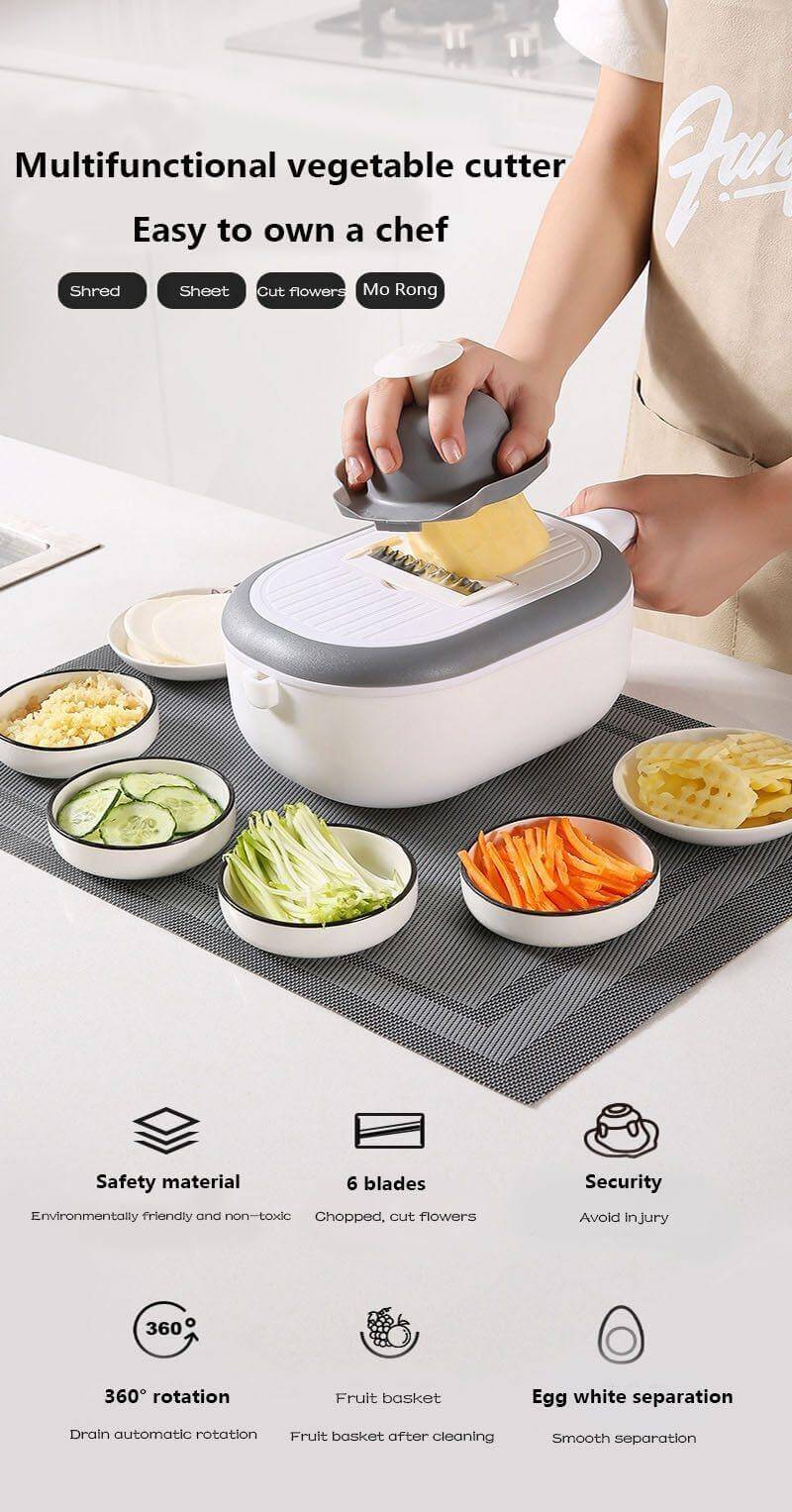 Lisslune | Multifunctional Fast Vegetable Slicer with Strainer