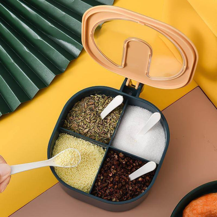 Lisslune | Transparent Easy Spice Storage Jar