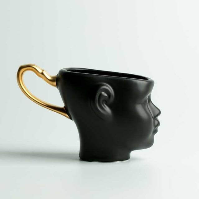 Lisslune | Elegant Ceramic Realistic Face Mugs
