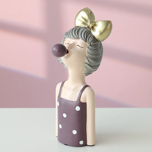 Rynx Untamed Girl Figurine Sculpture