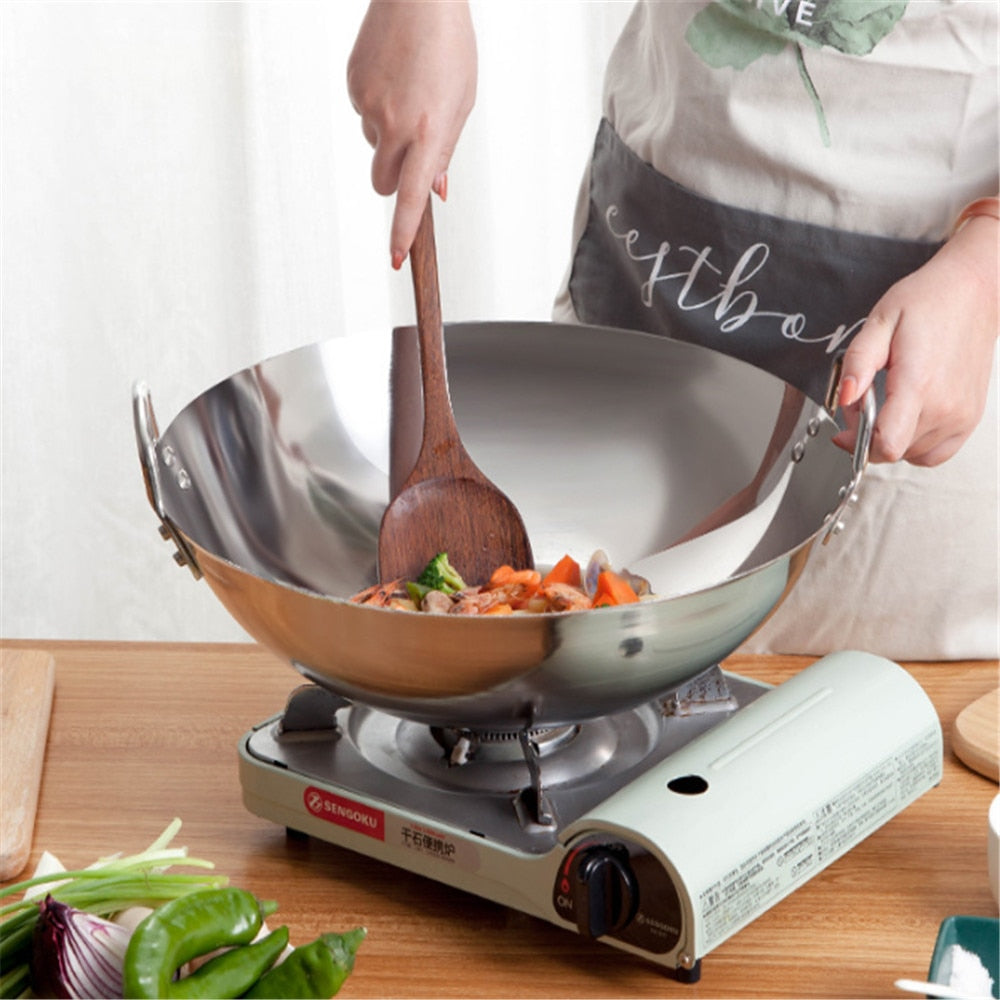 Lisslune | Stainless Steel Wok Wellington (4 Sizes)