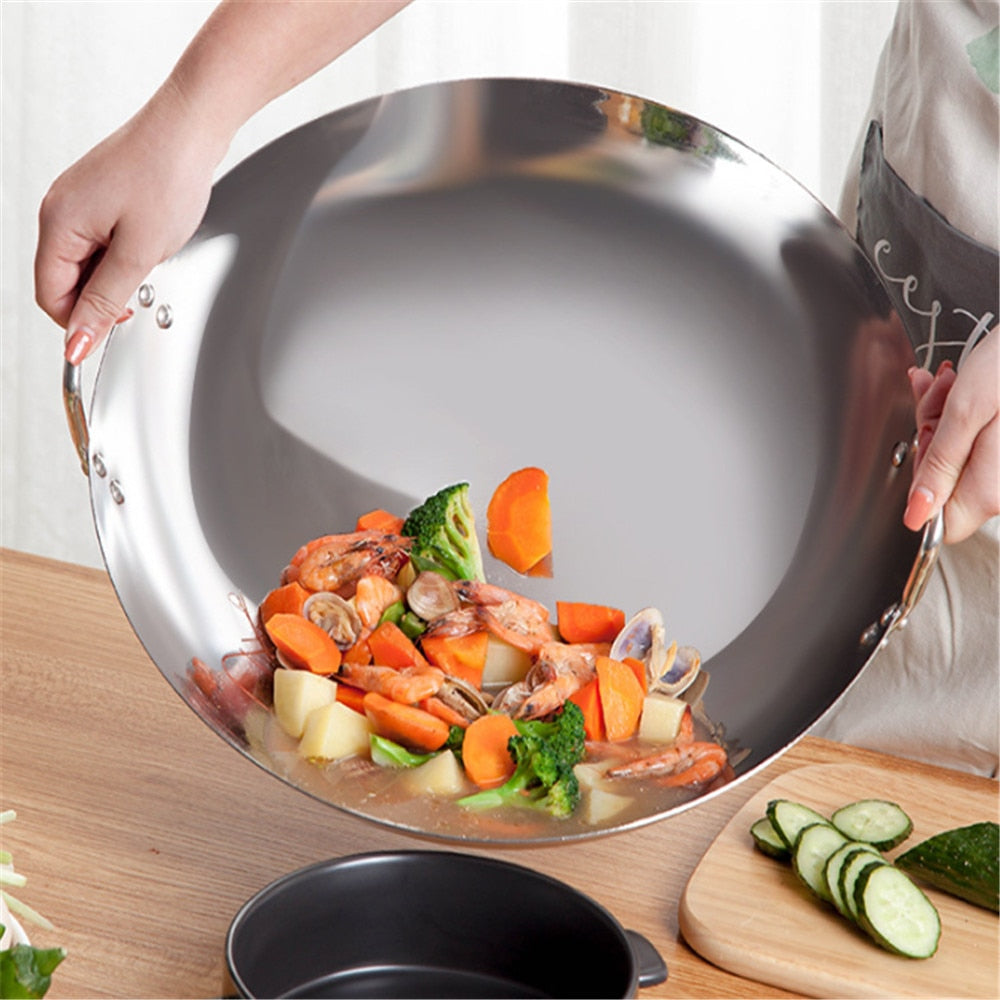 Lisslune | Stainless Steel Wok Wellington (4 Sizes)