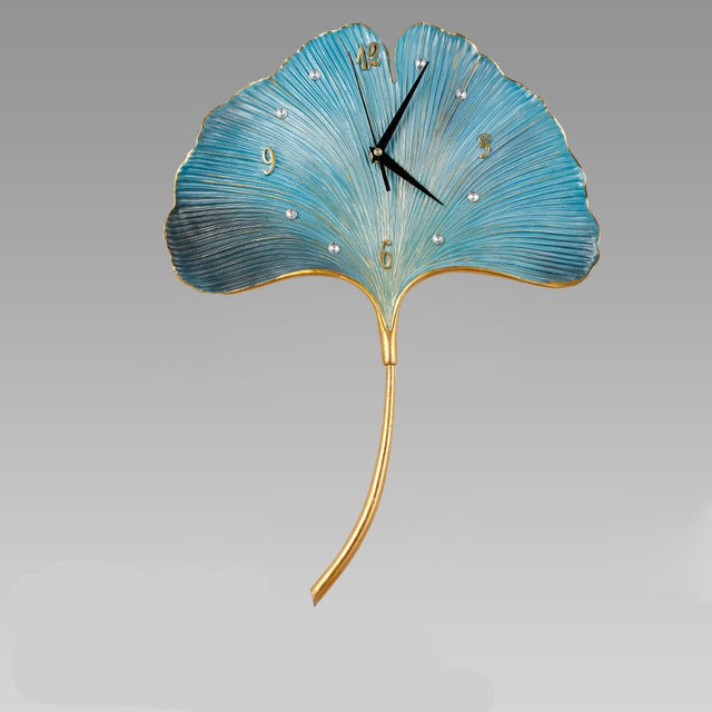 Lisslune | Elegant Leaf Wall Silent Clock