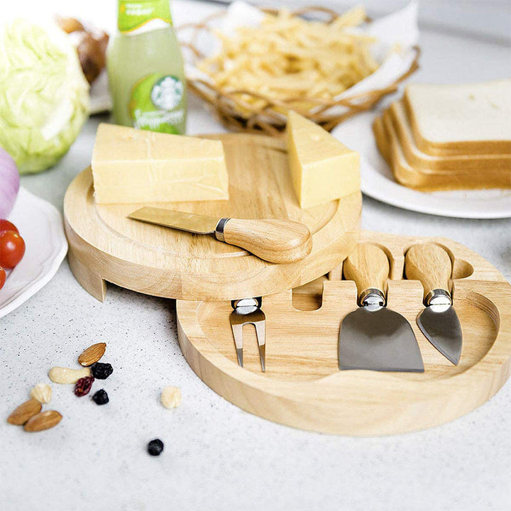 Lisslune | Wooden Bamboo Cutting Board Set