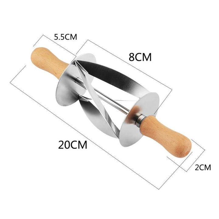 Lisslune | Stainless Steel Croissant Bread Rolling Cutter