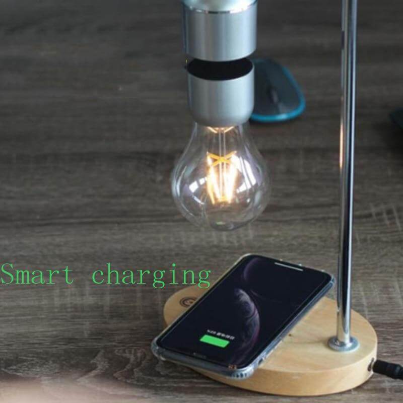 Lisslune | Magnetic Levitating Wireless Bulb Desk Lamp