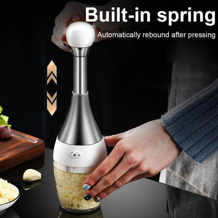 Lisslune | Stainless Steel Quick Garlic Vegetable Chopper