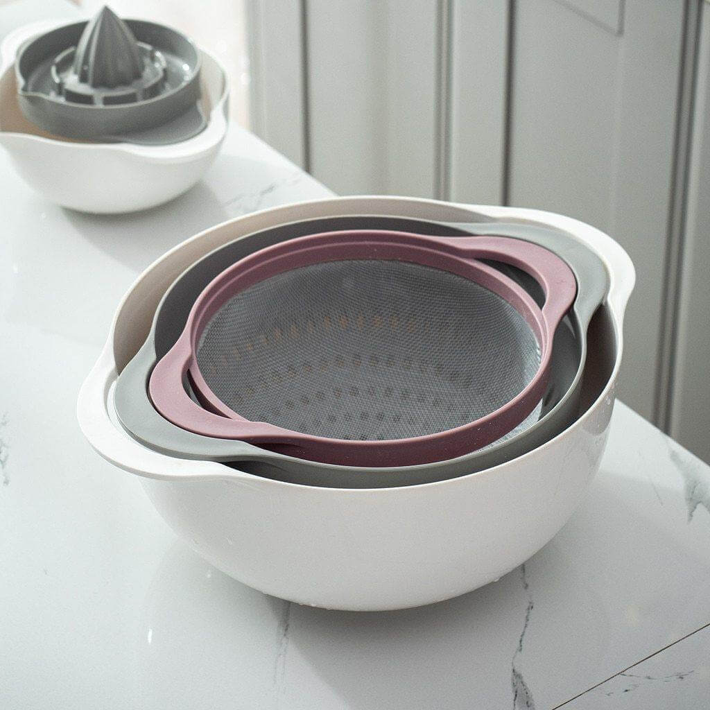 Lisslune | Multifunctional Five-Piece Drainer Kitchen Tool