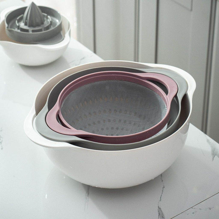 Lisslune | Multifunctional Five-Piece Drainer Kitchen Tool
