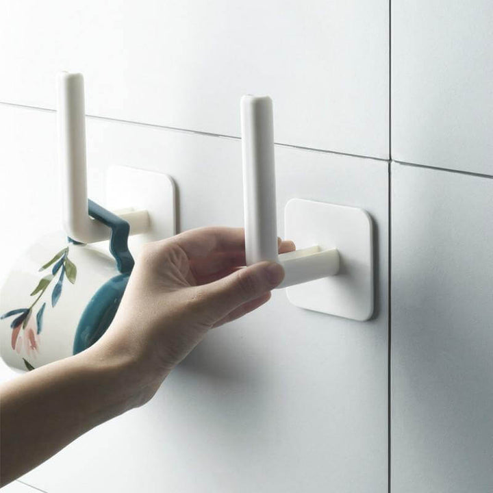 Lisslune | 2pcs Multifunctional Smart Paper Holder Hooks
