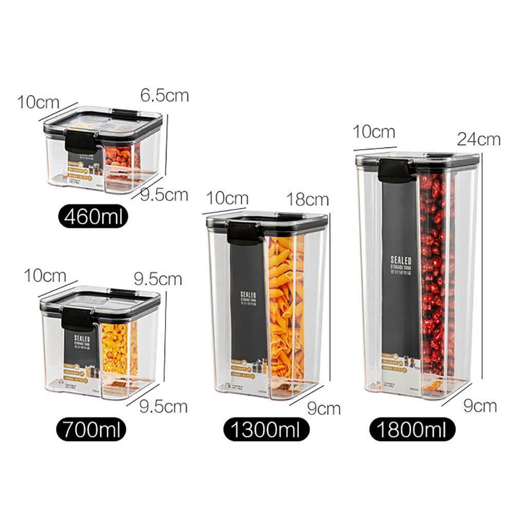 Lisslune | Transparent Grain Food Storage Container