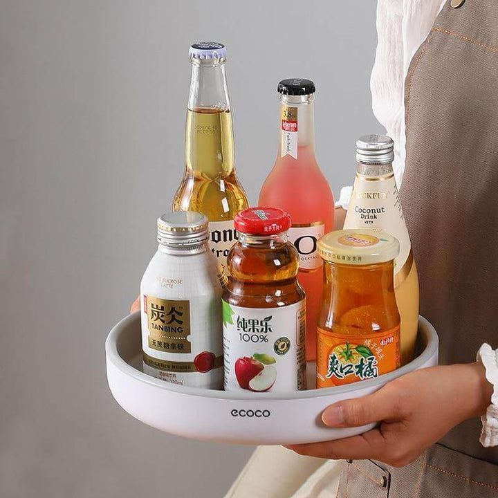 Lisslune | 360° Rotating Tray Seasoning Bottle Organizer