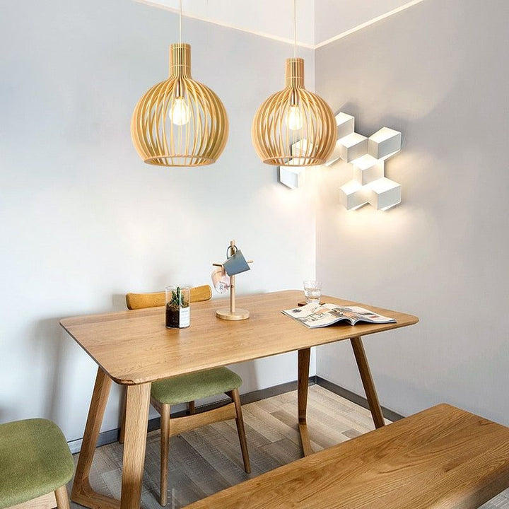 Lisslune | Handmade Wooden Pendant Light