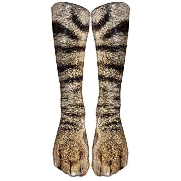 Lisslune | Cat Paw 3D Printed Unisex Socks