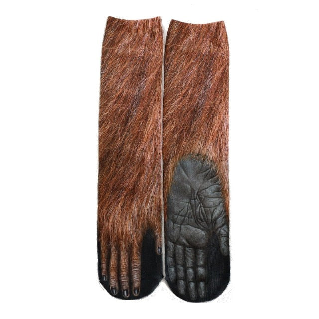 Lisslune | Cat Paw 3D Printed Unisex Socks