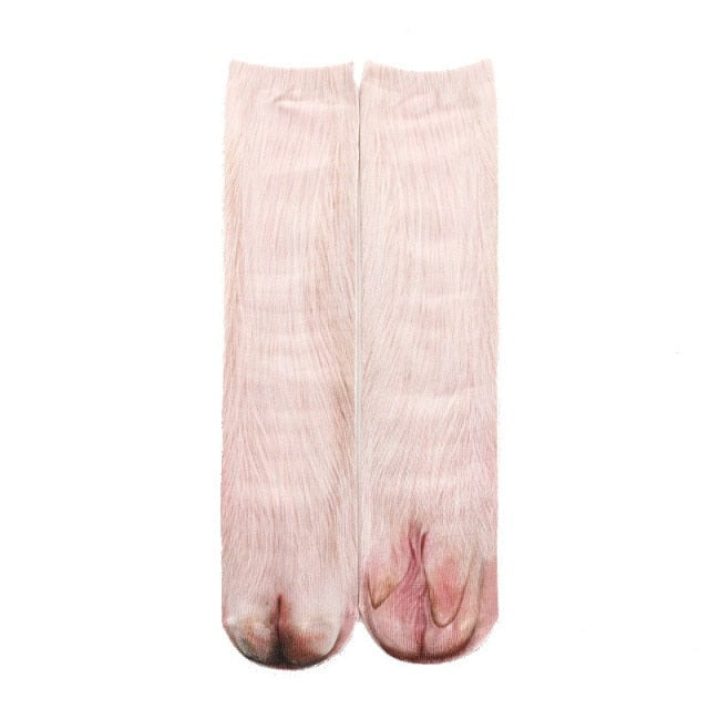 Lisslune | Cat Paw 3D Printed Unisex Socks