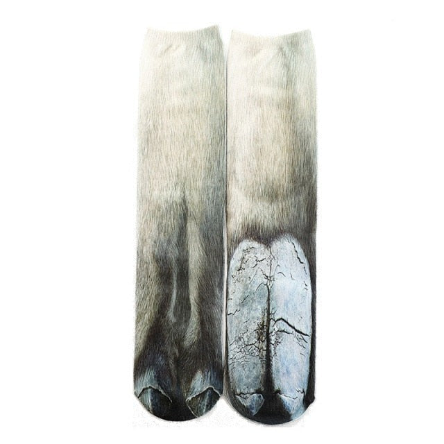Lisslune | Cat Paw 3D Printed Unisex Socks