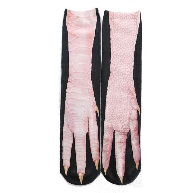 Lisslune | Cat Paw 3D Printed Unisex Socks