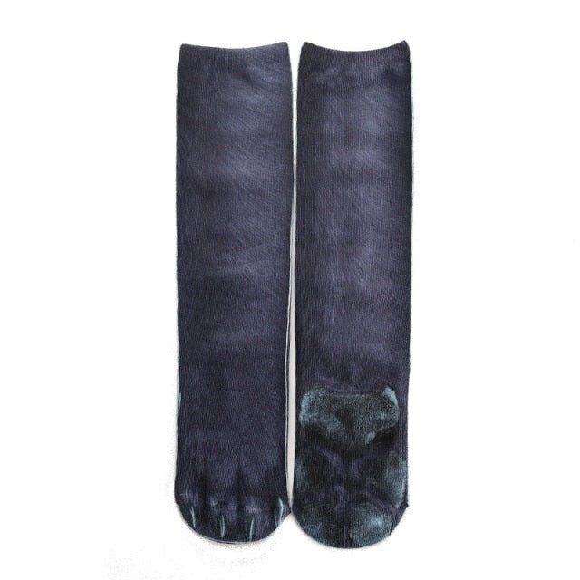 Lisslune | Cat Paw 3D Printed Unisex Socks