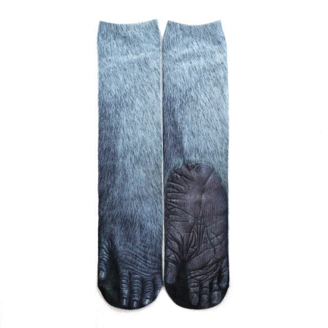 Lisslune | Cat Paw 3D Printed Unisex Socks