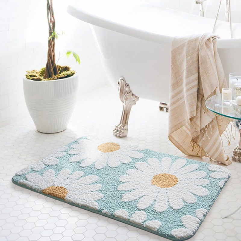 Lisslune | Daisy Bloom Bath Mat