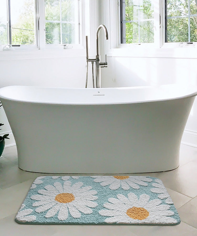Lisslune | Daisy Bloom Bath Mat