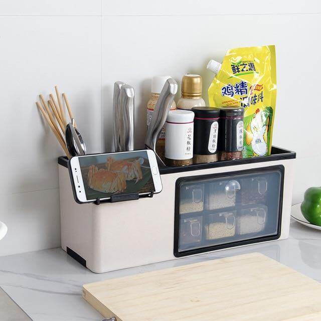 Lisslune | Multifunctional Matils Seasoning Storage Box