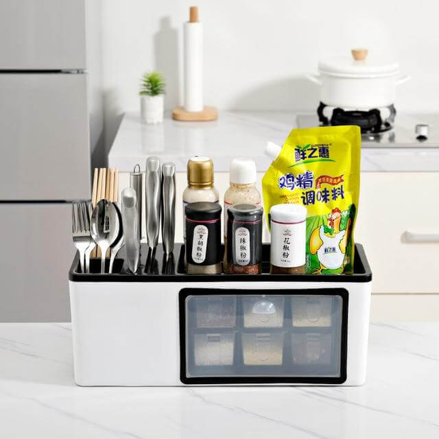 Lisslune | Multifunctional Matils Seasoning Storage Box