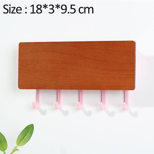 Lisslune | KeyOrganize Wood Key Holder Wall Shelf | Multifunctional & Stylish | Wall Decor & Storage