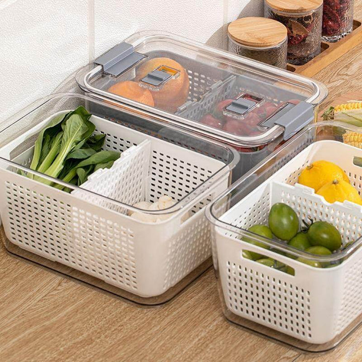 Lisslune | Space Saver Fridge Storage Container Organizers