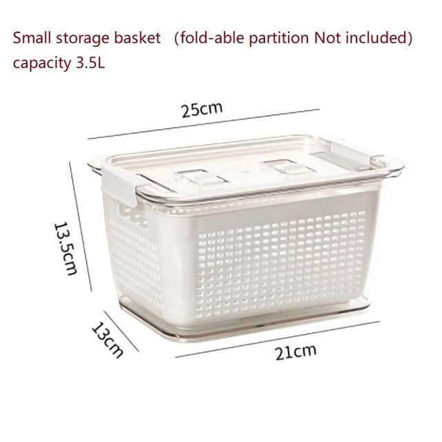 Lisslune | Space Saver Fridge Storage Container Organizers