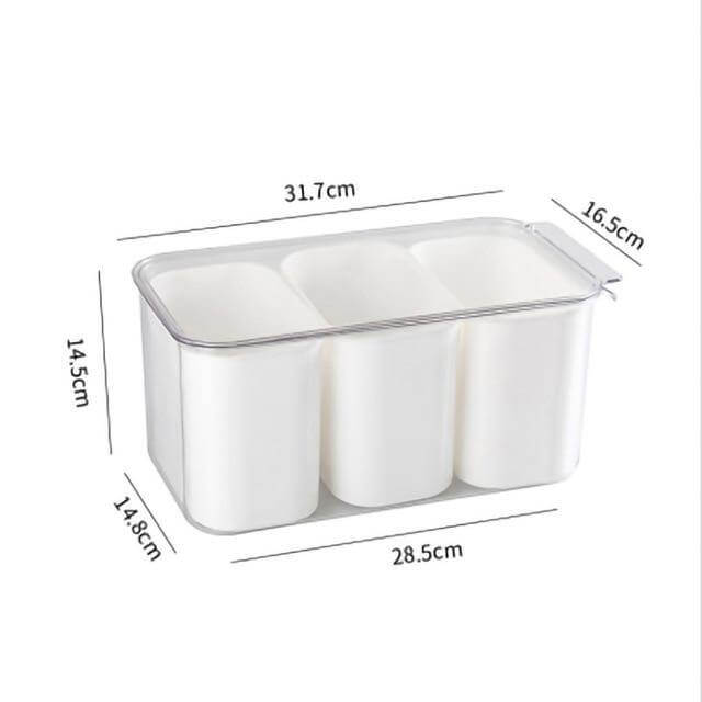 Lisslune | Space Saver Fridge Storage Container Organizers