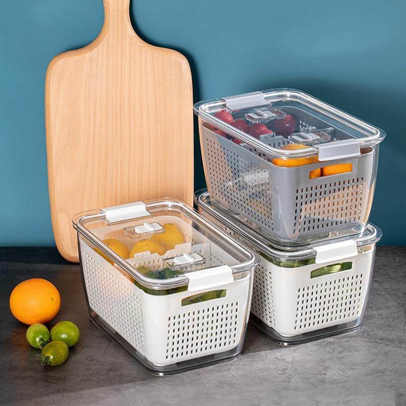 Lisslune | Space Saver Fridge Storage Container Organizers