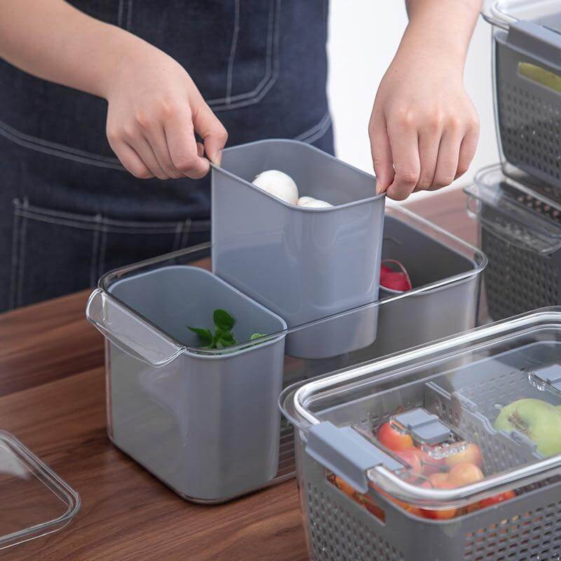 Lisslune | Space Saver Fridge Storage Container Organizers
