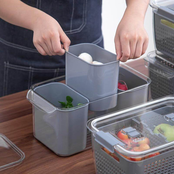 Lisslune | Space Saver Fridge Storage Container Organizers