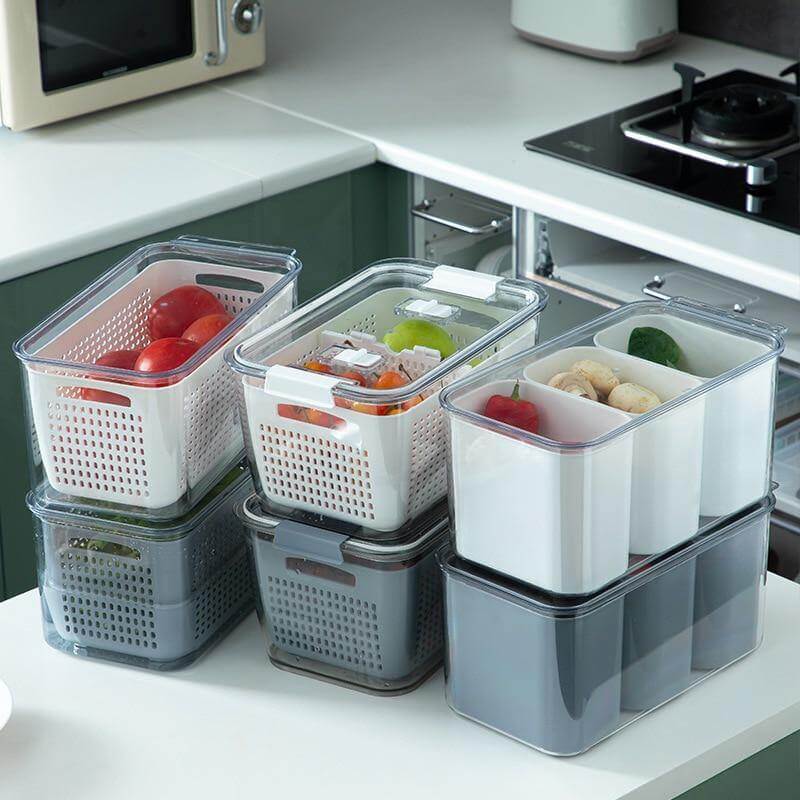 Lisslune | Space Saver Fridge Storage Container Organizers